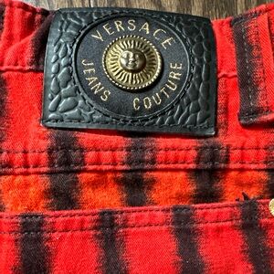 Versace Couture jeans ombré rare colorful size 28 GUC